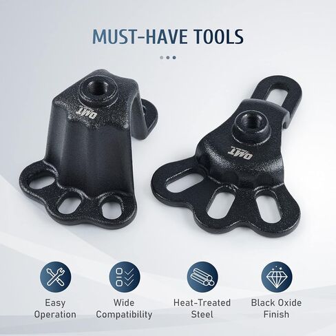 OMT Front Wheel Hub Puller Flange Type Tool for 3-3/4 to 4-1/2 Inch IDs, Universal Hub and Axle Puller with 5/8"-18 Forcing Bolt and Sleeve, FWD Hub Installer and Remover Tool with Socket in Saudi Arabia