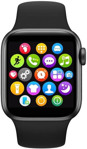 Smart Watch for Men Women Kids Compatible Android iPhone, 2.09'' Smartwatch Fitness Tracker with Heart Rate/Sleep Monitor/Blood Oxygen/Pedometer/Bluetooth Call/SMS & 2 Bands (Black 3) in Saudi Arabia