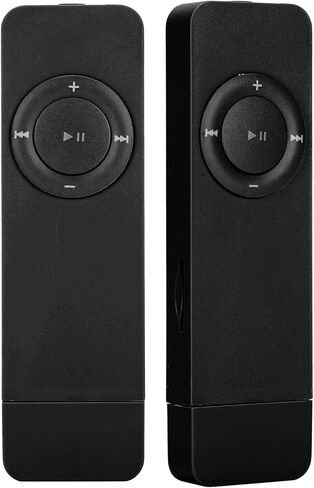 مشغل MP3، مشغل MP3 USB صغير الحجم ووسائط WMA للاستماع إلى الموسيقى (أسود) in Saudi Arabia