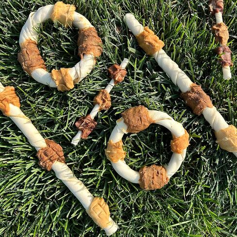 Cadet Chef's Specialties Natural Rawhide Shish Kabob Chew Sticks, Grilled Surf & Turf Flavor, Healthy Dog Treats for Large Breeds, 3 Count in Saudi Arabia