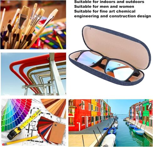 Glasses, TR Prevent Hard Light Color Perception Stylish Color Blindness Glasses High Contrast Blindness Correction Glasses Suitable for Chemical Engineering Construction Indoor in Saudi Arabia