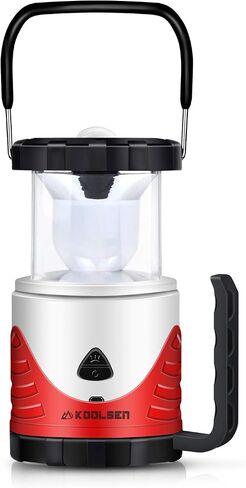 Camping Lantern Rechargeable, Battery Powered Led Tent Light, Lantern Flashlight for Emergency, Survival Kits, Fishing (Red) in Saudi Arabia