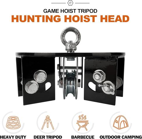 ترايبود صيد الغزلان حامل رف لعبة رافعة رئيس الجمعية أجزاء الملحقات لرفع معالجة السلخ in Kuwait