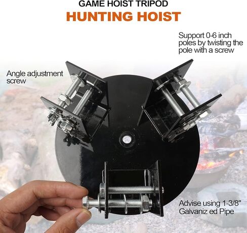 ترايبود صيد الغزلان حامل رف لعبة رافعة رئيس الجمعية أجزاء الملحقات لرفع معالجة السلخ in Kuwait