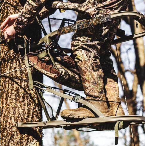 2 PCS Tree Stand Rail Pads Neoprene, Waterproof Treestand Rail Covers, Camo Tree Stand Replacement Rail Pads for Tripod Deer Stand Treestand Ladder, Hunting Climbing Seat Accessories in Saudi Arabia