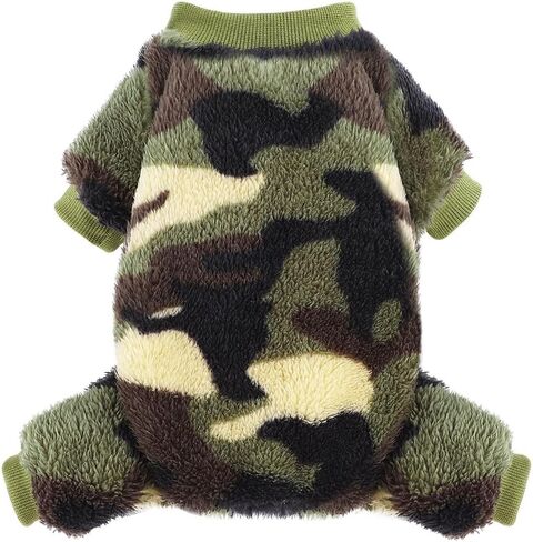 Dog Pajamas for Small Dogs Girl Boy Winter Onesies Pjs Cold Weather Puppy 4 Legged Sweater Clothes for Chihuahua Yorkie Teacup Jumpsuit Cute Pet Outfits Apparel Coats (Polka Dot 1, X-Small) in Kuwait