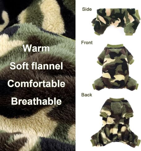 Dog Pajamas for Small Dogs Girl Boy Winter Onesies Pjs Cold Weather Puppy 4 Legged Sweater Clothes for Chihuahua Yorkie Teacup Jumpsuit Cute Pet Outfits Apparel Coats (Polka Dot 1, X-Small) in Kuwait