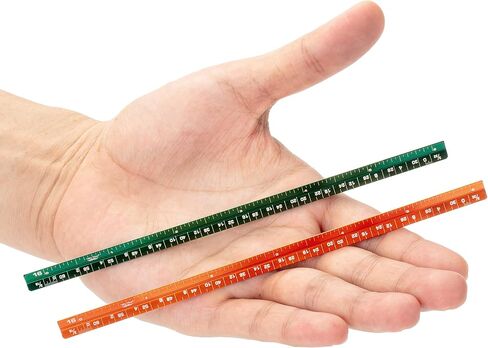Mr. Pen- Small Scale Ruler, Architectural Scale, 6 Inch Ruler, 2 Pack, Pocket Size, Engineer Scale Ruler, Engineer Ruler, Pocket Ruler, Small Architectural Scale, 6 Inch Scale, Engineers Scale Ruler in Saudi Arabia