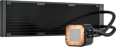 Corsair iCUE H150i RGB Elite Liquid CPU Cooler (16 Dynamic RGB LEDs, 120mm AF Elite Series FDB Fans, 360mm Radiator, iCUE Software Compatible, LGA 1700, 1200, 115X, 2066, and AM4 Sockets) Black in Saudi Arabia