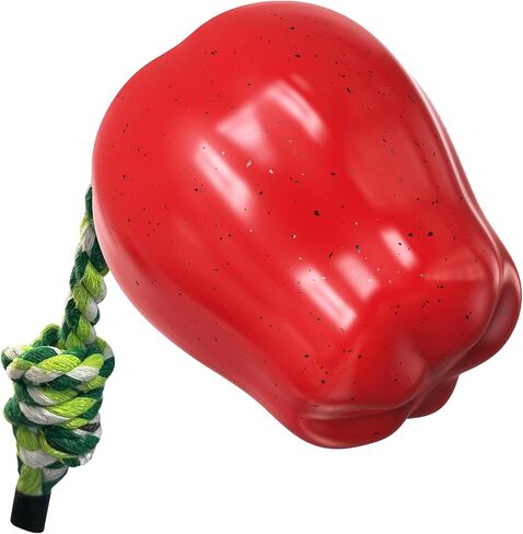 Dog chew Toys - Interactive & Durable Dog Toy for Engaging Playtime - Perfect for Puppies & Small Dogs – Rubber Dog Toy (Red) in Saudi Arabia