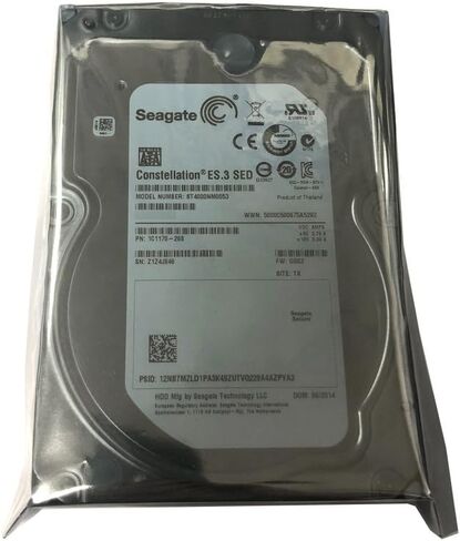 Seagate Constellation ES.3 ST4000NM0053 4 تيرابايت SATA 6 جيجابايت/ثانية 128 ميجابايت كاش 7200 دورة في الدقيقة 3.5 بوصة محرك الأقراص الصلبة الداخلي للمؤسسات (متجدد) in Saudi Arabia