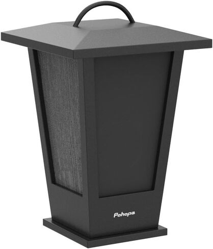 pohopa Bluetooth Speakers Waterproof, 2 Packs True Wireless Stereo Sound 20W Dual Pairing Lantern Indoor Outdoor Speakers with 20 Piece LED Lights, Rich Bass, Pinao Black in Kuwait