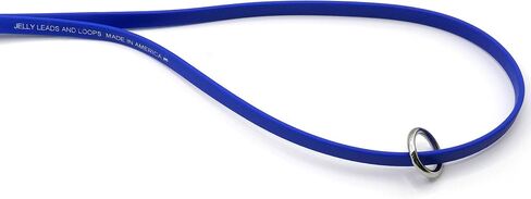 Jelly Pet Grooming Loop for Dogs, Groomers Helper, BioThane Material is Easy to Clean, Waterproof & Durable Noose Loop, Fits most Pet Grooming Tubs/Tables/ 3/8" x 24" W/Ring Purple in Kuwait