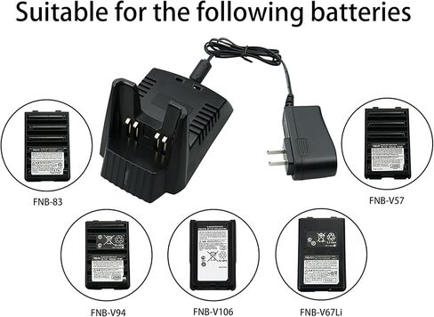 Yaesu/Vertex CD-30 شاحن وحدة واحدة سريع السرعة لراديو VX-160، VX-168، VX-170 ثنائي الاتجاه in Kuwait