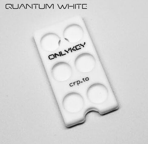 حافظة سيليكون OnlyKey - أبيض كوانتوم in Saudi Arabia