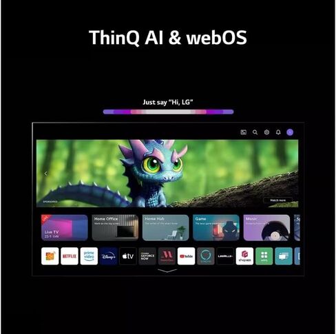 LG 55-Inch Smart webOS 23 w/ThinQ AI TV Class UR8000 Series LED 4K UHD Compatible with Alexa, Apple Airplay2, Apple Home, Hey Google Game Optimizer 55UR8000AUA (Renewed) in Saudi Arabia