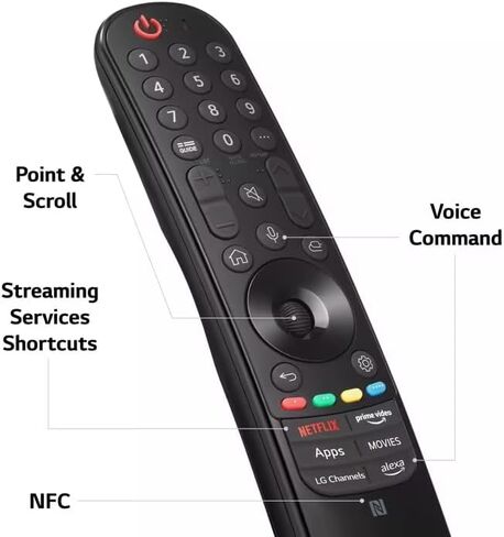 LG 55-Inch Smart webOS 23 w/ThinQ AI TV Class UR8000 Series LED 4K UHD Compatible with Alexa, Apple Airplay2, Apple Home, Hey Google Game Optimizer 55UR8000AUA (Renewed) in Saudi Arabia