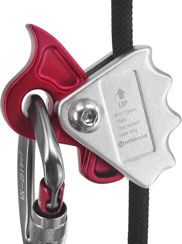 Rope Grab Ascender Riser Adjuster Fits Rope for Rocking Climbing Protection Rescue in Kuwait