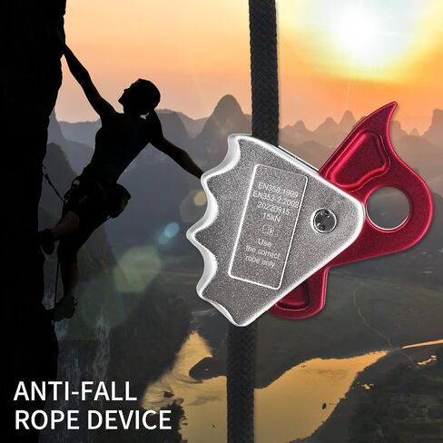 Rope Grab Ascender Riser Adjuster Fits Rope for Rocking Climbing Protection Rescue in Kuwait