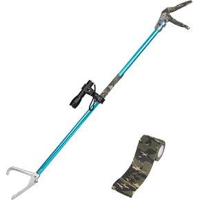 G2 47.2-inch Collapsible Snake Grabber,Folding Snake Thongs, Rattle Snake Catcher Stick Tool Wide Jaw with Lock