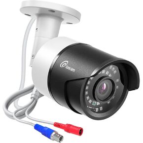 1080p HD-TVI Security Camera Outdoor Indoor, 100ft Video Surveillance Home Weatherproof CCTV Camera, Only compatible with TVI DVR or Hybrid DVR