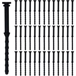 Rubber Computer Cooling Fans Mount Screw, 43mm/1.69inch CPU Fan Mounting Pin Rivet Reducing Noise Anti-Vibration Soft Rubber Screws (40 Pack) in Saudi Arabia