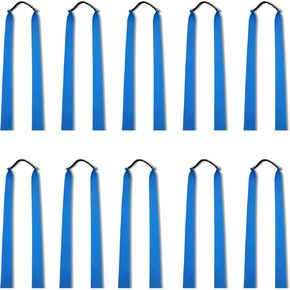 10pcs Premium 0.6mm Slingshot Bands Flat - High Resilience Slingshot Rubber Band Replacement for Flat Band Slingshot Hunting, Durable Latex Bands for Outdoor Shooting and Competition