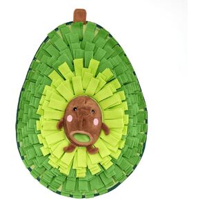 Injoya Avocado Pal Snuffle Mat for Dogs, Medium Dog Snuffle Mat 21.5"x15", Dog Enrichment Tool & Slow Feeder, Multiple Snuffle Types, Durable, Machine Washable, Best for Small & Medium Dogs All Ages