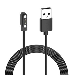 Smart Watch Charger Magnetic, Da Fit Smartwatch 2 Pin Magnetic Replacement Charger for Smart Watch, Fitness Tracker, Cable Contact Pin Spacing 4mm