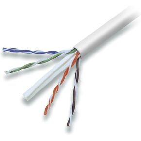 Belkin FastCAT6 Solid Plenum Jacket 1000ft Bulk Patch Cable Gray (A7L704-1000-P)