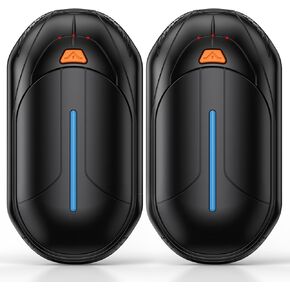 AI Hand Warmers Rechargeable 2 Pack, 6000mAh Electric Hand Warmer Reusable, 20 Hours Heating with Intelligent Temp Control, Portable Pocket Heater for Outdoor, Hunting, Camping