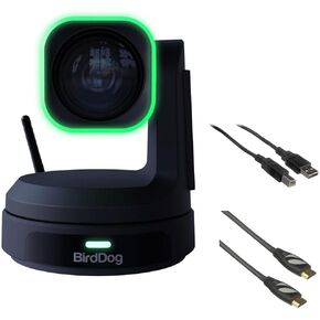 BirdDog X1 Ultra 4K Ultra HD NDI|HX3 12x Zoom PTZ Camera - Black