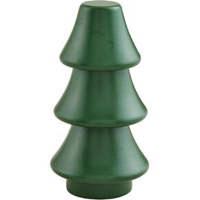 Mud Pie Tree Holiday Grinder Salt & Pepper, 5 1/2", GREEN