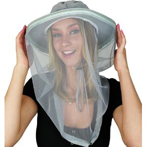 Mosquito Head Net Hat, Providing a Physical Barrier to Help Keep Mosquitoes and Bugs Away from Your Face