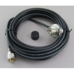 Comet 3D4M 13 ft Mobile Antenna Coax Cable Assembly, SO239/PL259