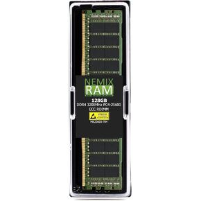 NEMIX RAM 128GB (1X128GB) DDR4 3200MHZ PC4-25600 8Rx4 1.2V 288-PIN ECC RDIMM Registered Server Memory