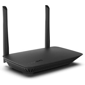 يوفر موجه Linksys WiFi ثنائي النطاق AC1200 (WiFi 5) سرعة ونطاق وأمان محسنين تبلغ 1.2 جيجابت في الثانية (متجدد)