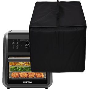 Air Fryer Cover Heavy Duty Heat-resistant Waterproof Dust Protective Air Fryer Oven Cover Case Compatible with Chefman 12-Quart 6-in-1 Air Fryer Oven with Digital Timer, Touchscreen (Black)