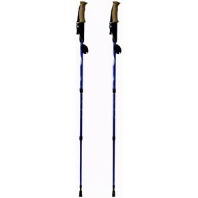 HP-5 Anti-Shock Hiking Pole, 2-Pack, Anti Shock Hiking/Walking/Trekking Trail Poles - 1 Pair with Compass & Thermometer