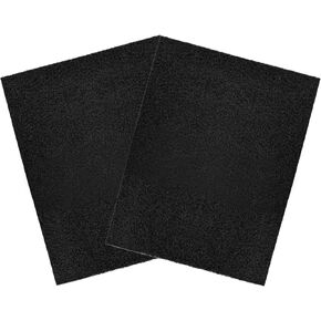 Microwave Charcoal Replacement Filter Compatible with OTR Frigidaire Whirlpool GE LG Maytag Kitchenaid （Universal Cut ）Adsorption of Grease Odours Fumes 2Packs