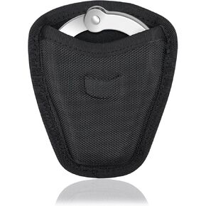 Handcuff Holder,Hand Cuff Holders for Duty Belt,Open Top Handcuff Holder Holster，Security Quick Access to The Nylon Handcuff case for Duty Belts. Fits Standard Chain Or Hinge Handcuffs