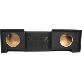 Atrend Bbox A102-10CP Dual 10" Sealed Subwoofer Enclosure Fits 1988-1998 Chevrolet / GMC Full Size Extended Cab, Charcoal