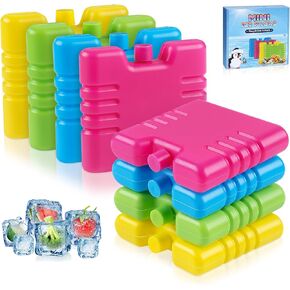 Cooler Ice Packs for Lunch Boxes 8 Pack Slim Ice Packs,Space Saving Reusable Ice Packs for Coolers or Lunch Boxes, Quick Freeze Long Lasting Small Coolers Freezer Packs for Outdoor in Kuwait