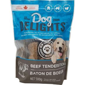 Beef Tendersticks, No Additives, No Preservatives, No Colours, Made in Canada (500g)
