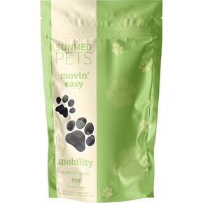 Movin' Easy Relief Hemp Pet Chews with Omega 3 Supplement & Green Lipped Mussels for Dogs - for Joint Health & Mobility, 40 Count