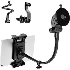 OHLPRO 200mm Gooseneck Tablet Holder for Car is Suitable for 5-13 inch iPad and Tablet,Air Vent Tablet Mount with 2 Fixed Seats