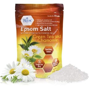 Medpride Epsom Foot Bath Salts For Soaking With Spearmint & Menthol Essential Oils- Pain Relief Foot Soak -Home Spa Body Care For Sore Feet – Natural Softening & Relaxing, Soothing & Restoring- 19.2oz in Kuwait