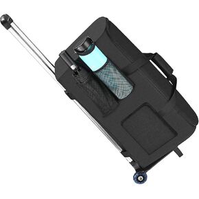 Travel Case for PartyBox Club 120 Portable Party Speaker,Trolley bag Compatible with PartyBox Club 110 & Accessory-Portable Push-pull Carry (Black)