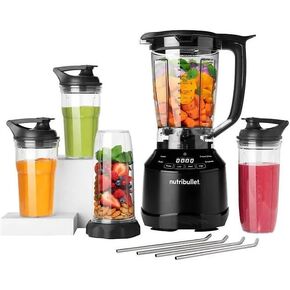 Nutribullet Digital Smart Touch Combo with Single-Serve Cups 1500 Watt Large Capacity Blender
