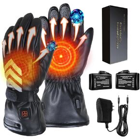 قفازات ساخنة قابلة للشحن قفازات ساخنة للرجال النساء دراجة نارية قفازات تسخين كهربائي بطارية 5000 مللي أمبير مقاوم للماء يندبروف تعمل باللمس قفازات التدفئة للتزلج التخييم الرياضة في الهواء الطلق in Kuwait